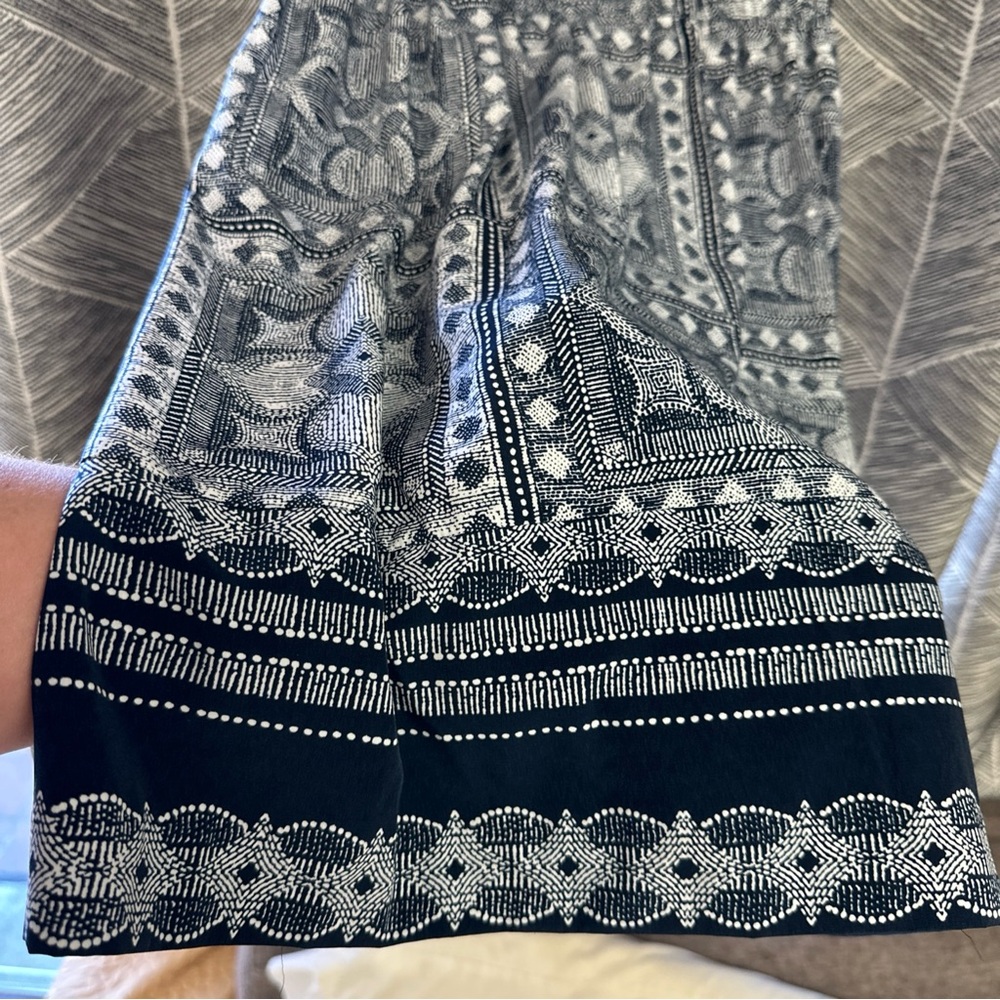 Alfani Women's Black And White Collard Sleeveless Knee Length Dress Size 6 <314> - Picture 8 of 10
